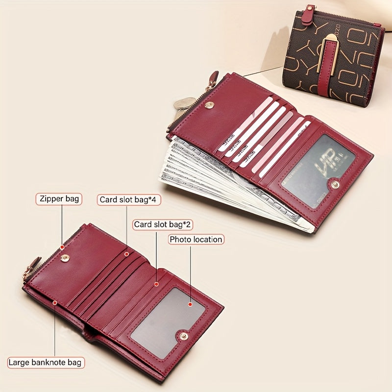 Gift Set: Three Women's Wallets with Monogram