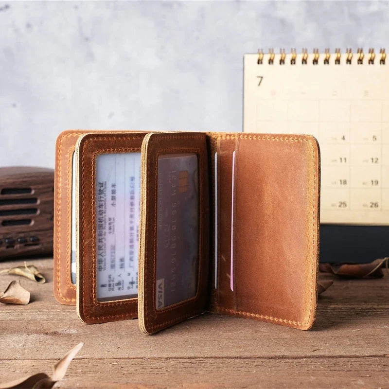 Genuine Leather Driver's License Holder - Organization & Prestige