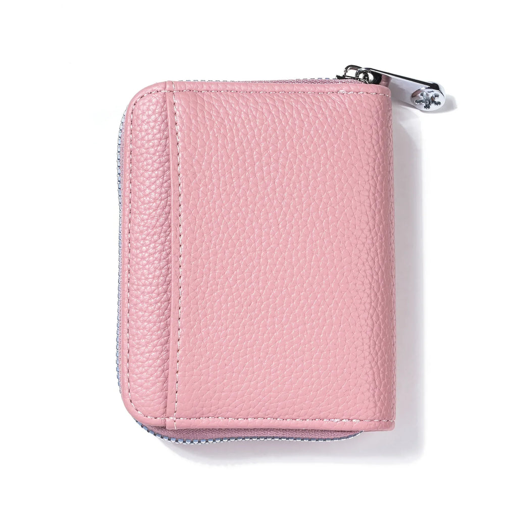 New Simple PU Leather Coin Purse Zipper Mini Wallets Portable Multi-Coin Slots Money Bag Card Holder Short Purse for Women Men