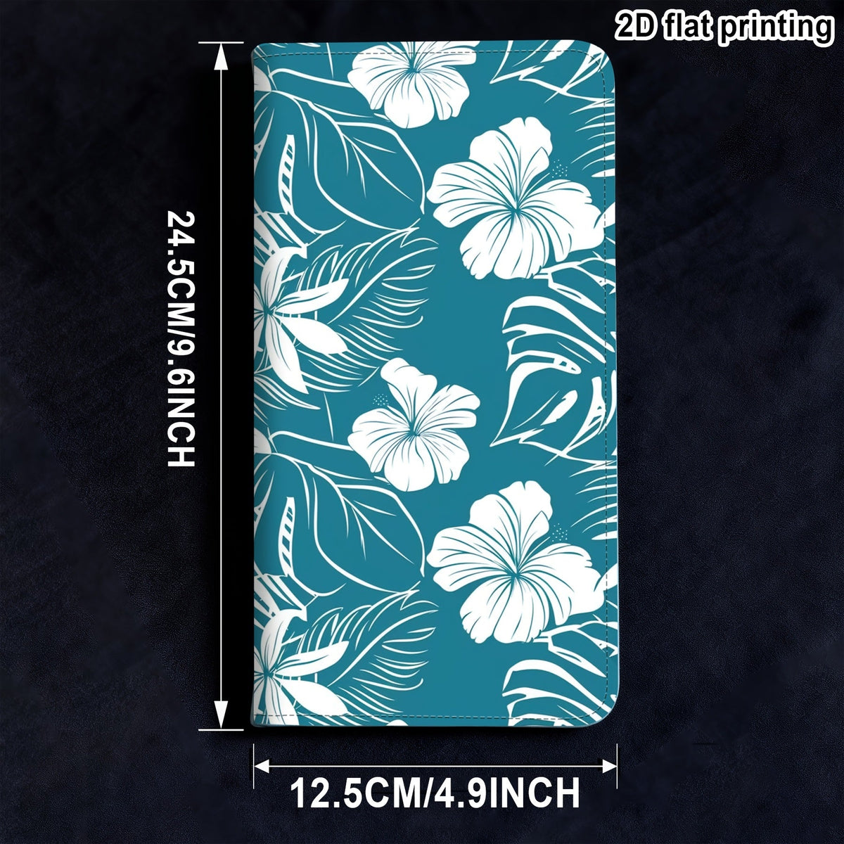 Hibiscus Printed Registration Document Holder, 24.5 cm, Card Slots Image