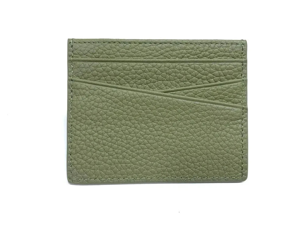 Customizable Genuine Cowhide Leather Card Holder – Minimalist Luxury