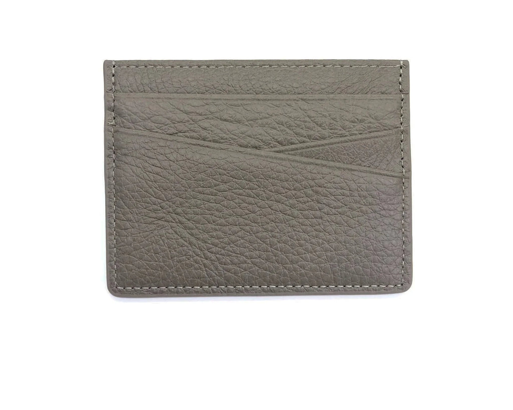 Customizable Genuine Cowhide Leather Card Holder – Minimalist Luxury