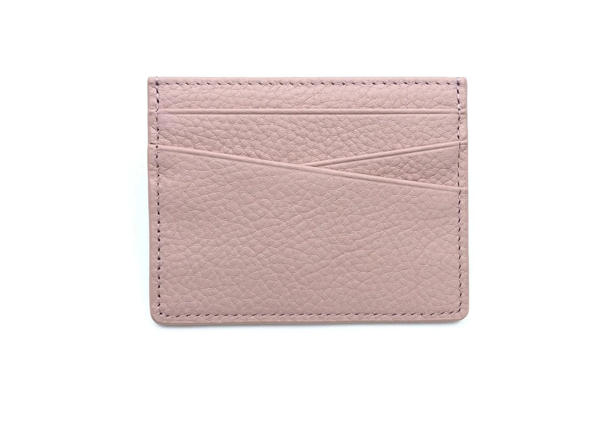 Customizable Genuine Cowhide Leather Card Holder – Minimalist Luxury