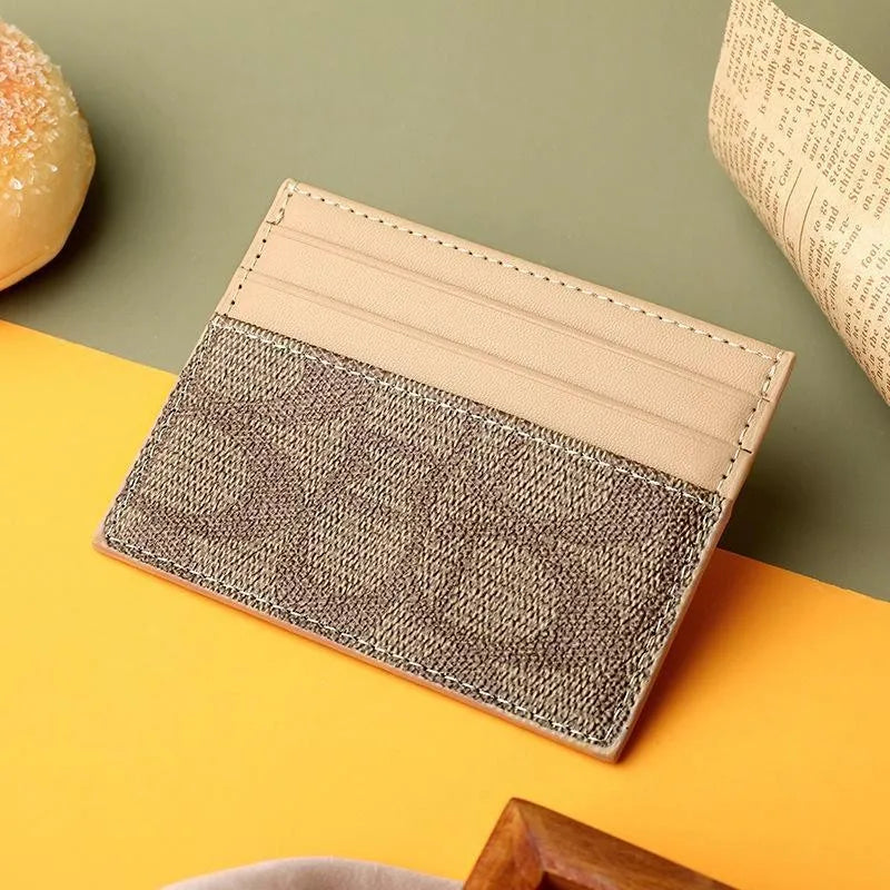 Luxury Multifunctional PU Leather Card Holder with RFID Protection