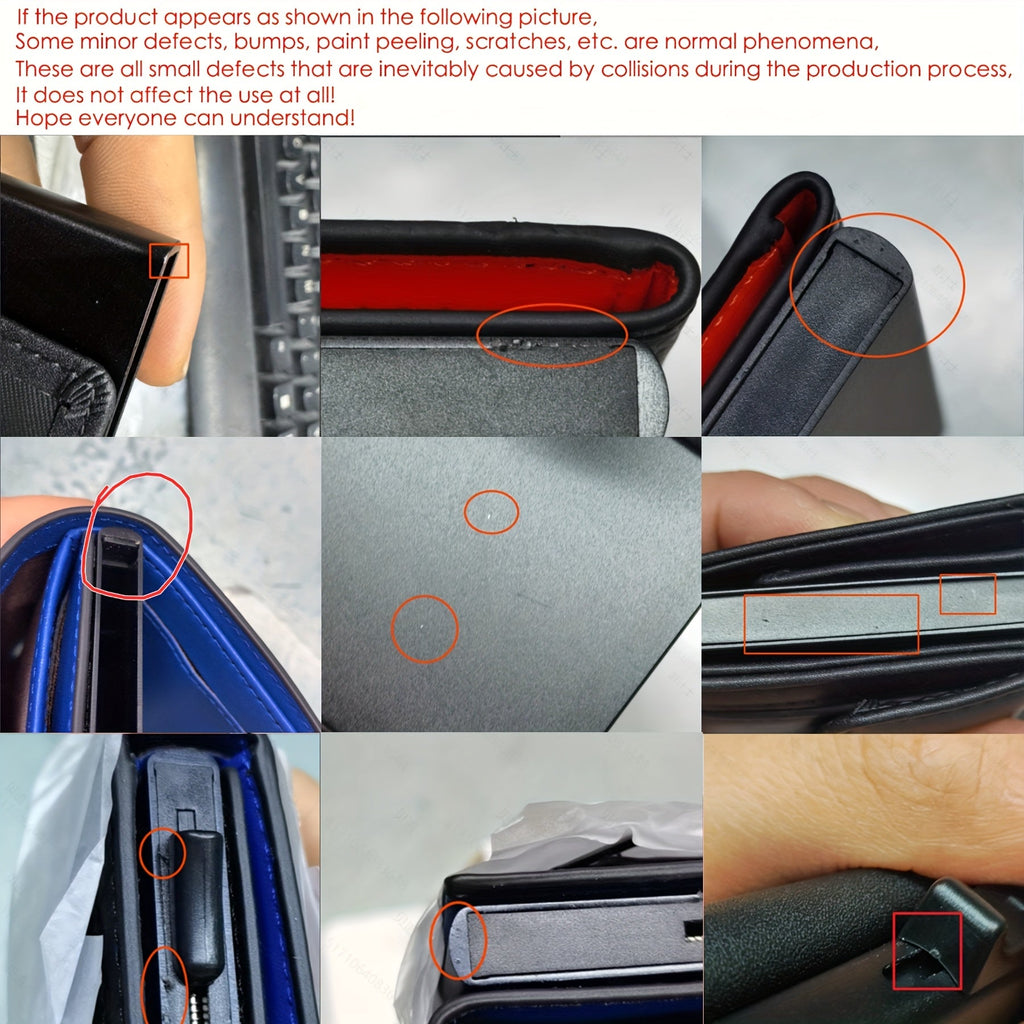 Men's Microfiber Cardholder with Eject Case and Coin Pouch