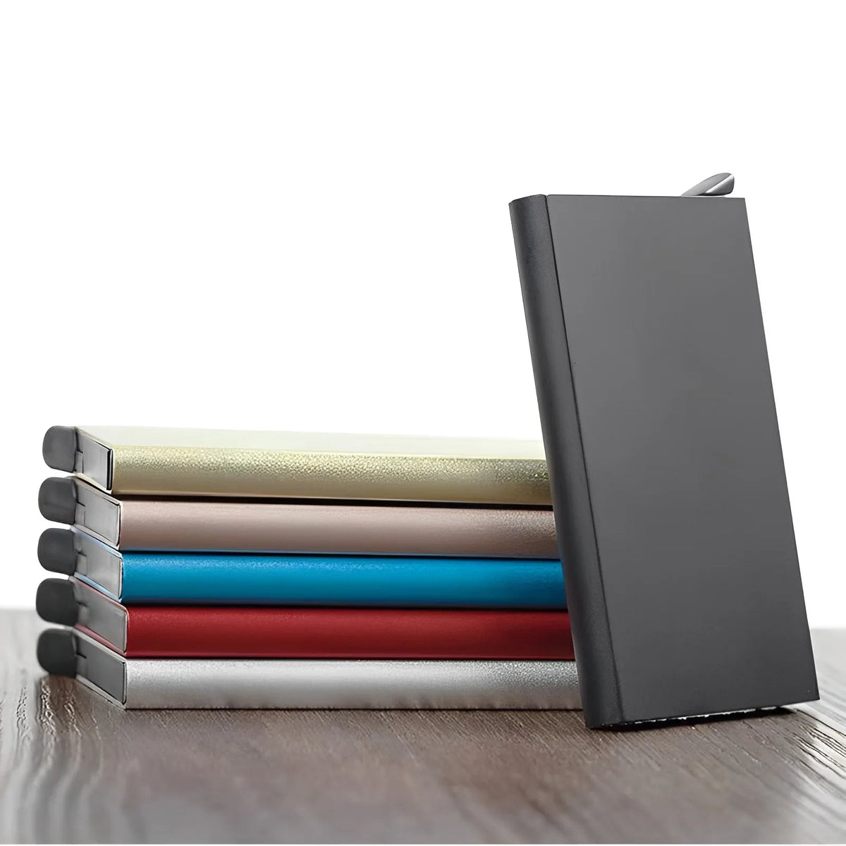 Slim Ultra-Thin Aluminum RFID Card Holder with Theft Protection for Everyone Image