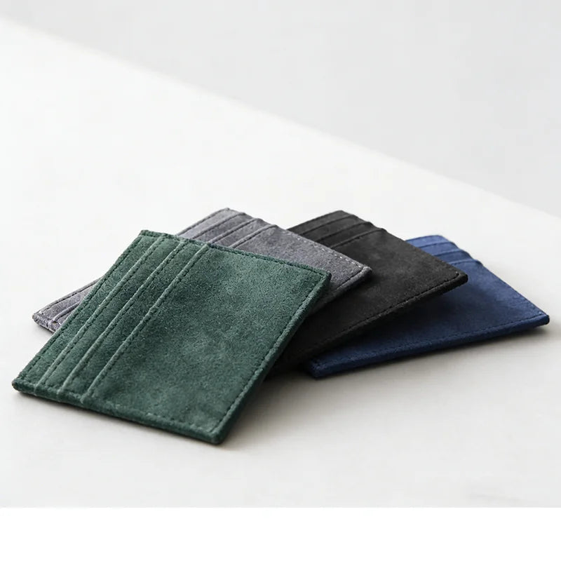 Compact Minimalist Slim PU Leather RFID Wallet