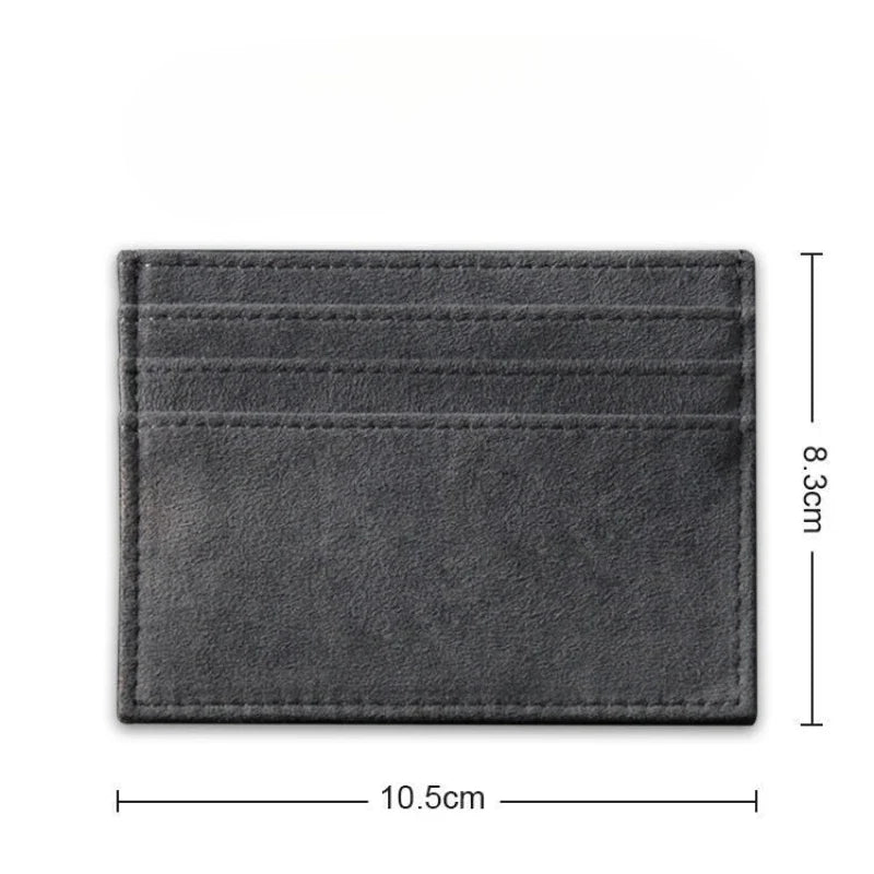 Compact Minimalist Slim PU Leather RFID Wallet