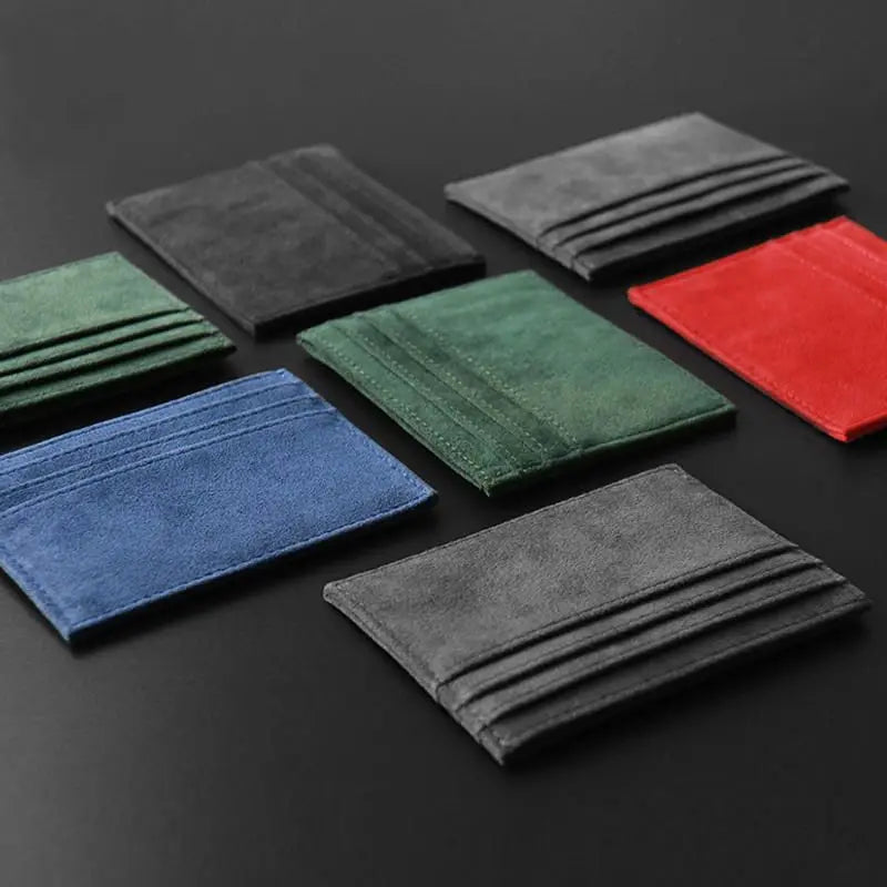 Compact Minimalist Slim PU Leather RFID Wallet