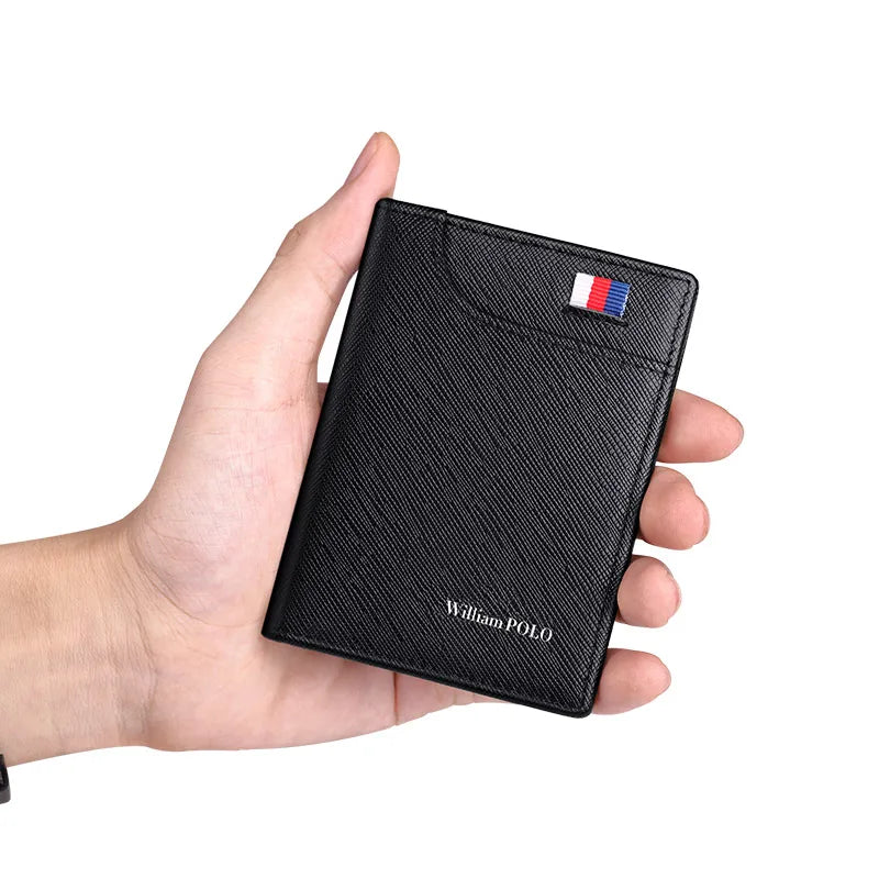 Vertical Card Holder - Ultra-Slim & Premium Cowhide Image