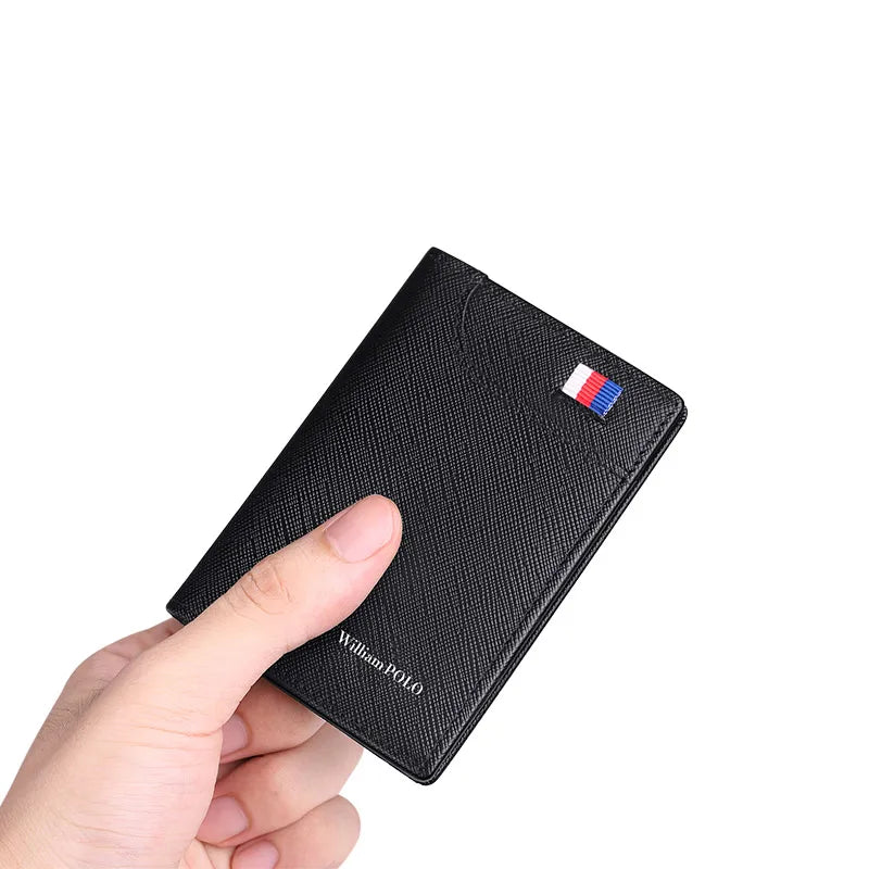 Vertical Card Holder - Ultra-Slim & Premium Cowhide Image