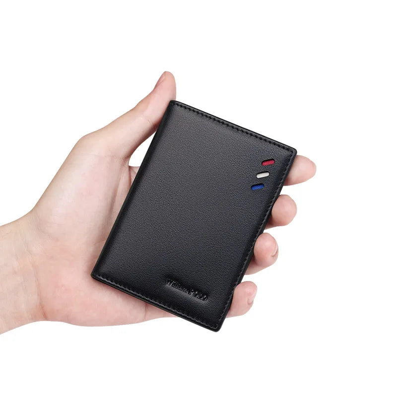 Genuine Leather Card Holder - Ultra-Slim & Stylish