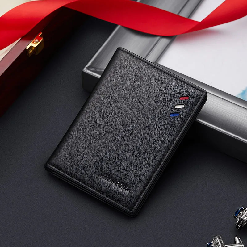 Genuine Leather Card Holder - Ultra-Slim & Stylish