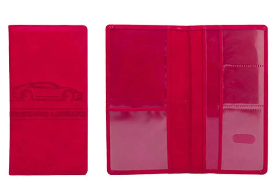 PU Leather Car Document Holder for Insurance, License, and Important Cards Image
