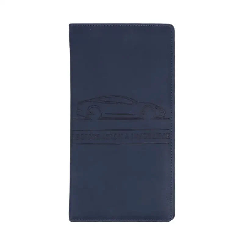 PU Leather Car Document Holder for Registration and License with Card Storage