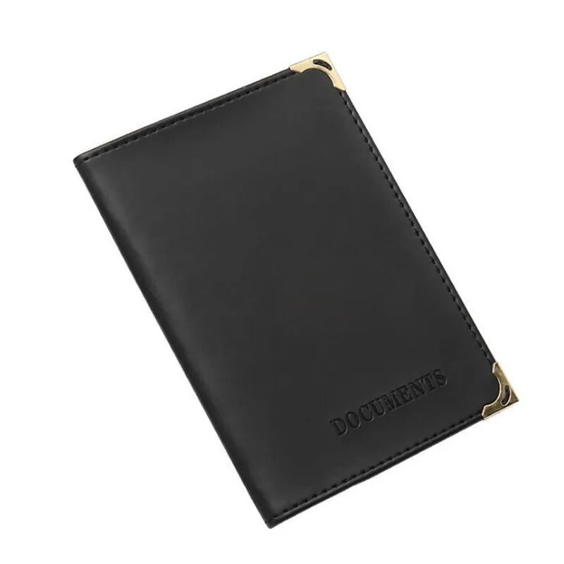 PU Leather Car Document Holder for Licenses and Cards with Elegant Finish