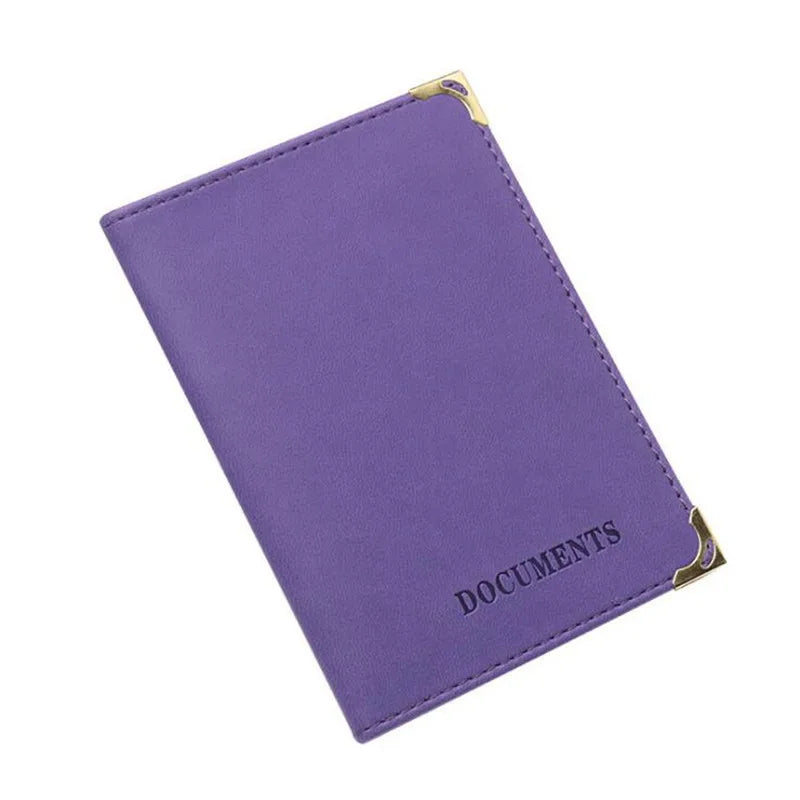 PU Leather Car Document Holder for Licenses and Cards with Elegant Finish