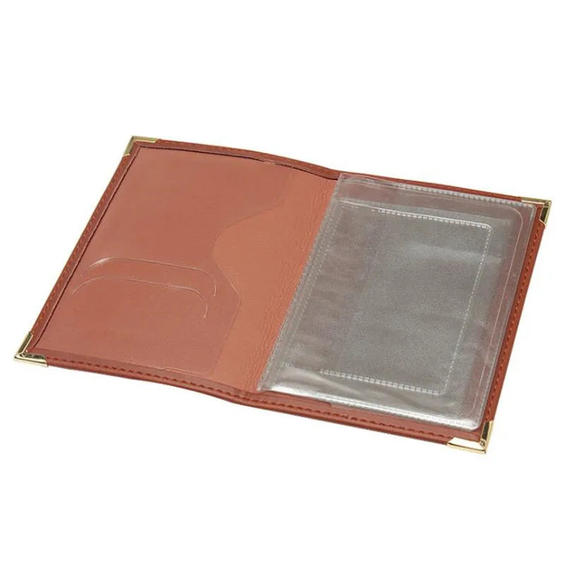 PU Leather Car Document Holder for Licenses and Cards with Elegant Finish