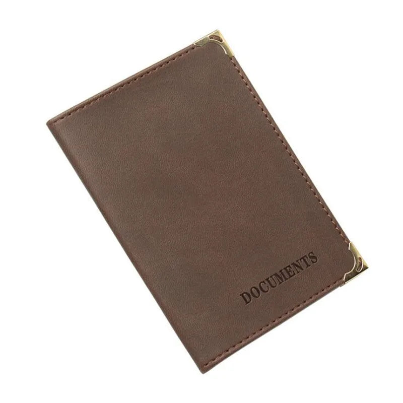 PU Leather Car Document Holder for Licenses and Cards with Elegant Finish