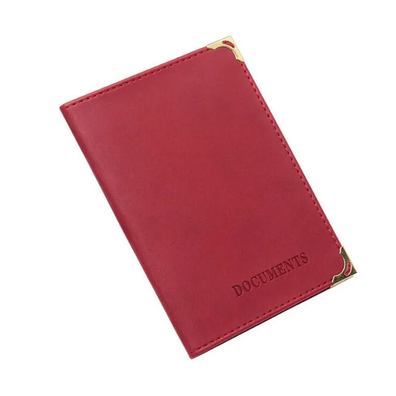 PU Leather Car Document Holder for Licenses and Cards with Elegant Finish