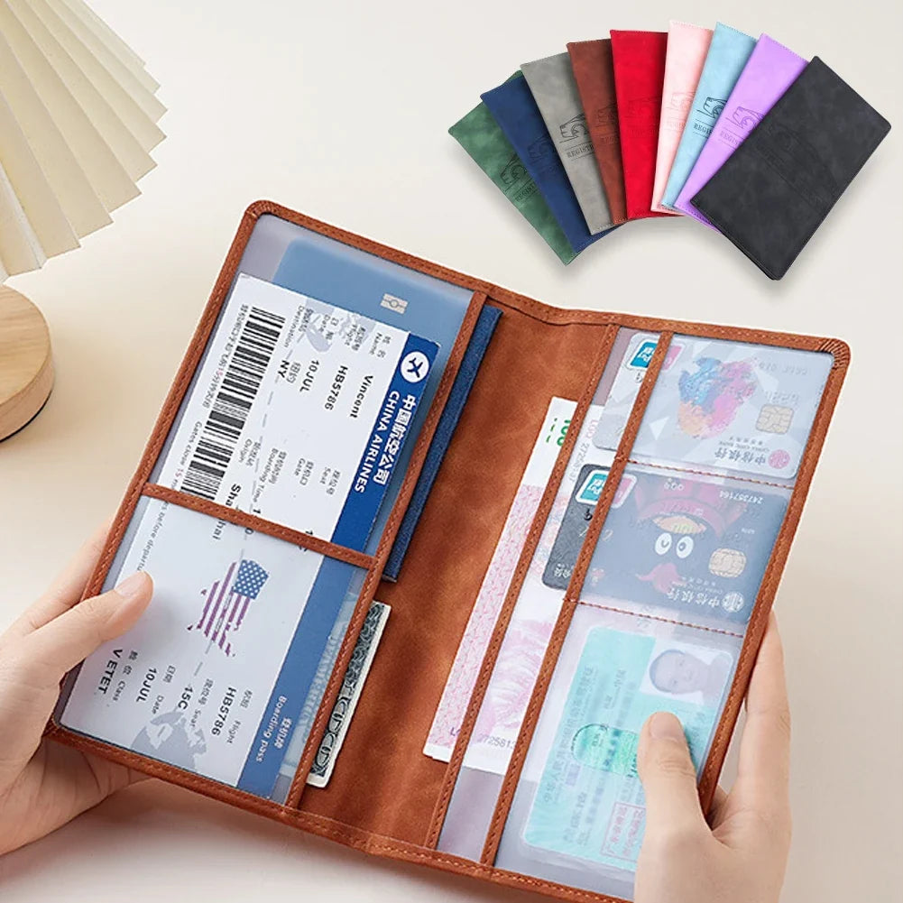 PU Leather Car Document Holder for Registration, Insurance, and Driver's License