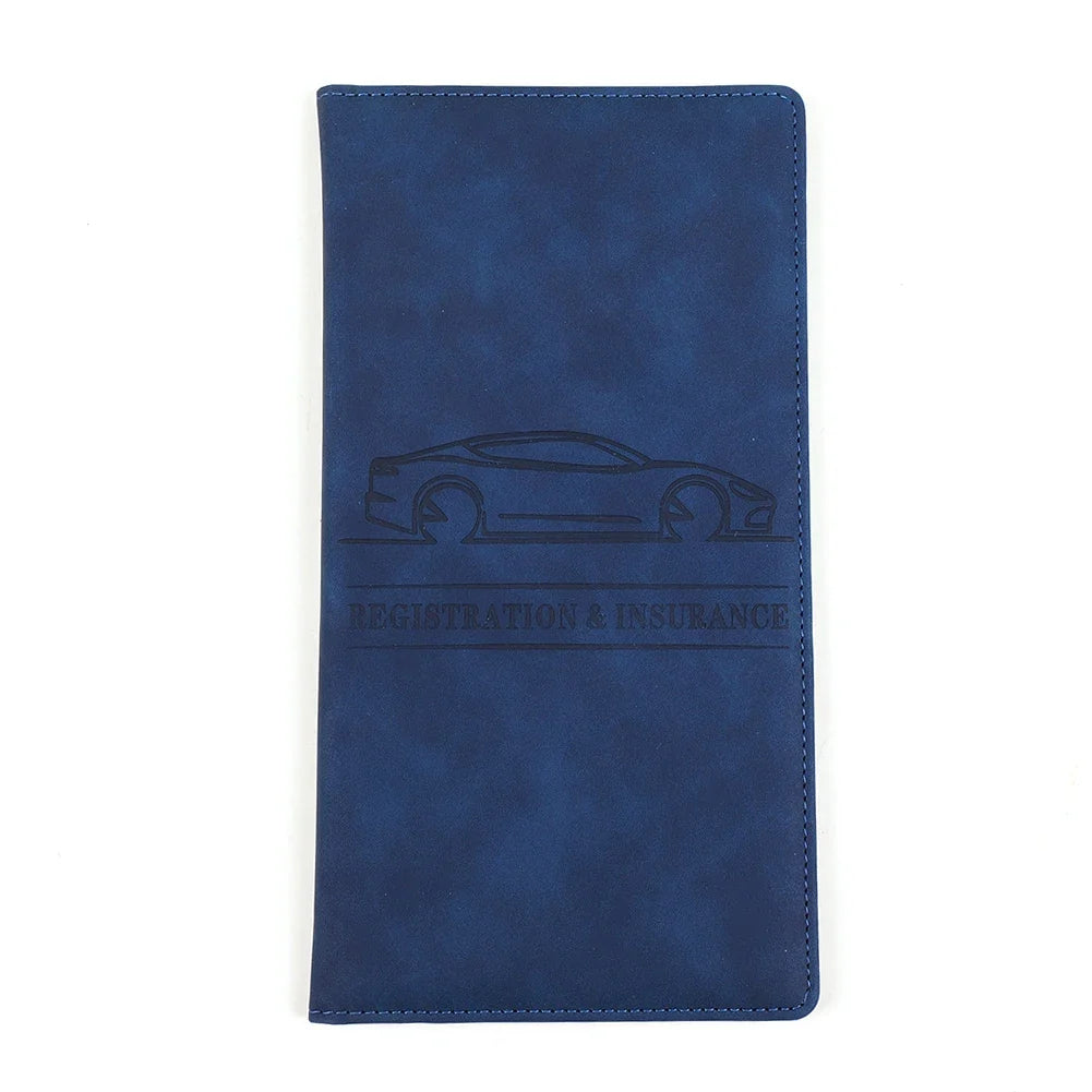 PU Leather Car Document Holder for Registration, Insurance, and Driver's License
