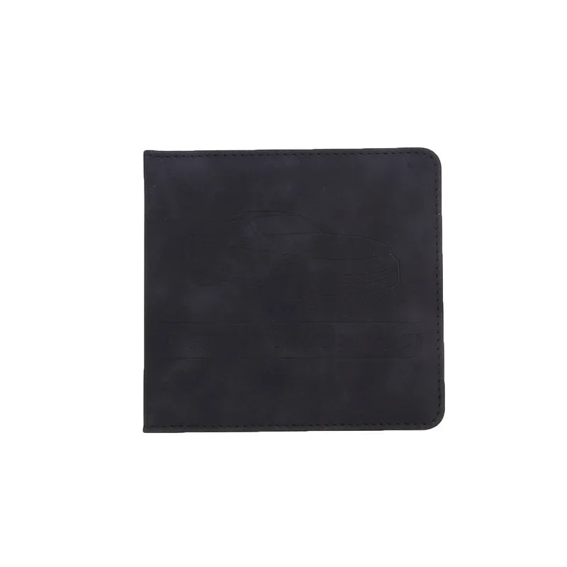 PU Leather Car Document Holder for Registration and Insurance with Snap Closure