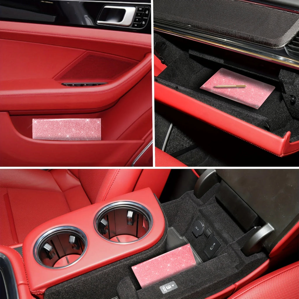 Men's Denim and PU Leather Car Document Holder for Registration and License