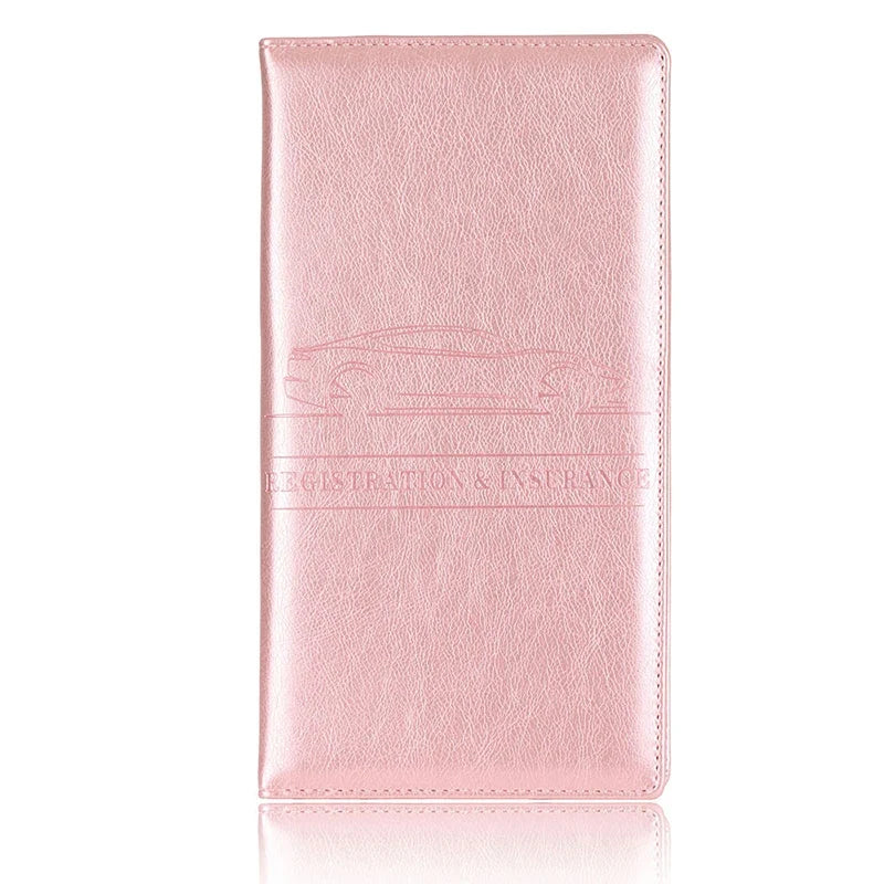 Waterproof PU Leather Car Document Holder for Registration and Insurance