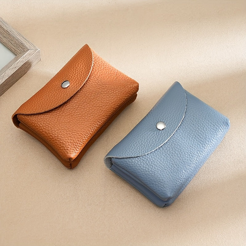 Mixed wallet with flap, zip pocket, 12 x 8 x 4 cm