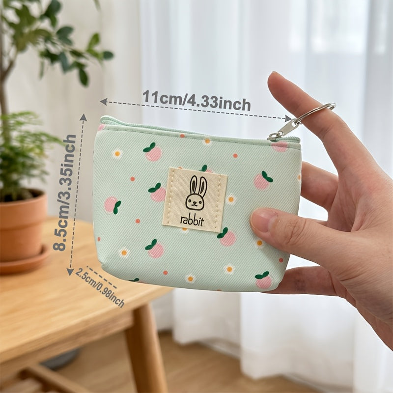 Canvas Wallet, Set of 12 Pastel Floral Colors