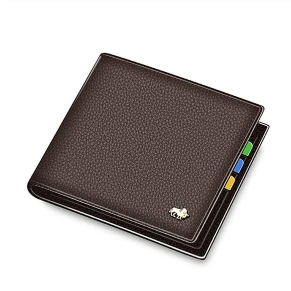 Genuine Leather Wallet - Luxury, RFID Security, and Full Organization