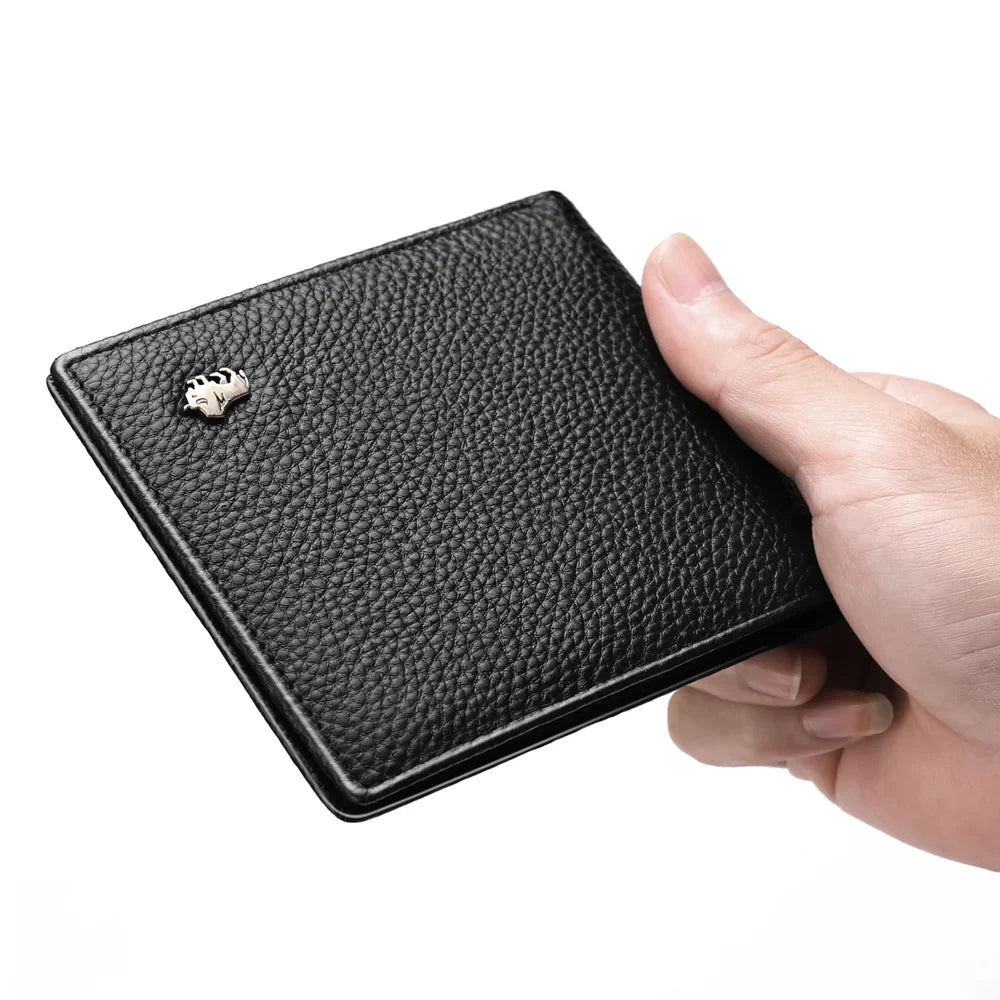 Genuine Leather Wallet - Luxury, RFID Security, and Full Organization