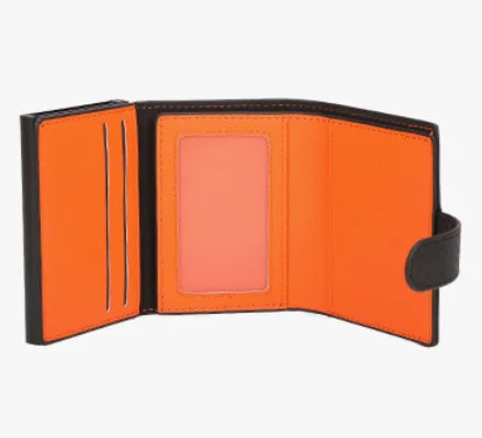 Compact RFID Synthetic Leather Wallet with Secure Card Holder for Men