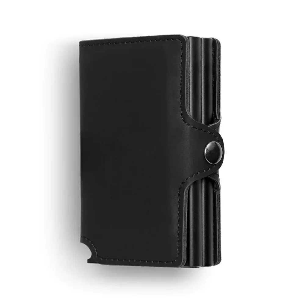 Smart Wallet with Dual Automatic Pop-Up RFID Case