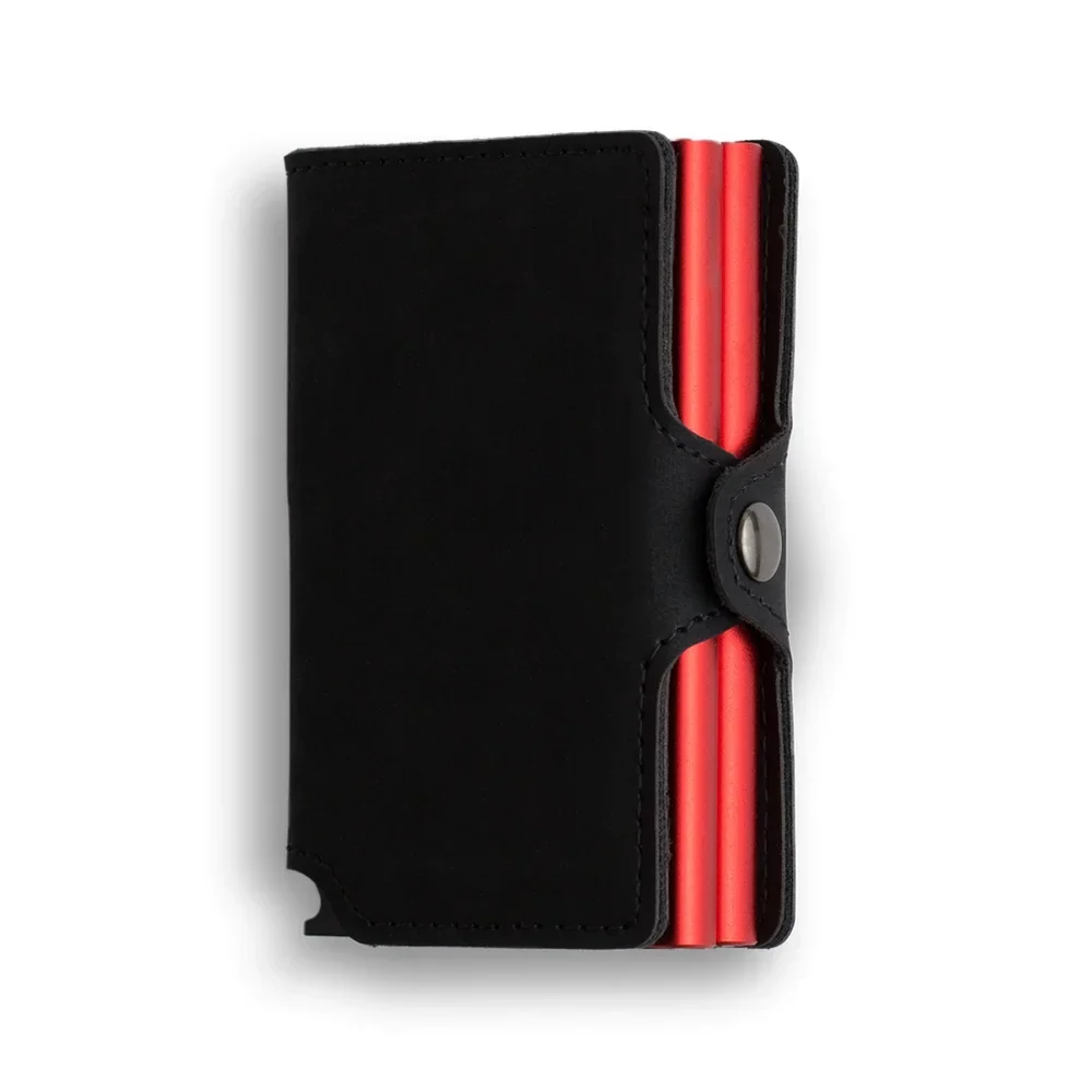 Smart Wallet with Dual Automatic Pop-Up RFID Case