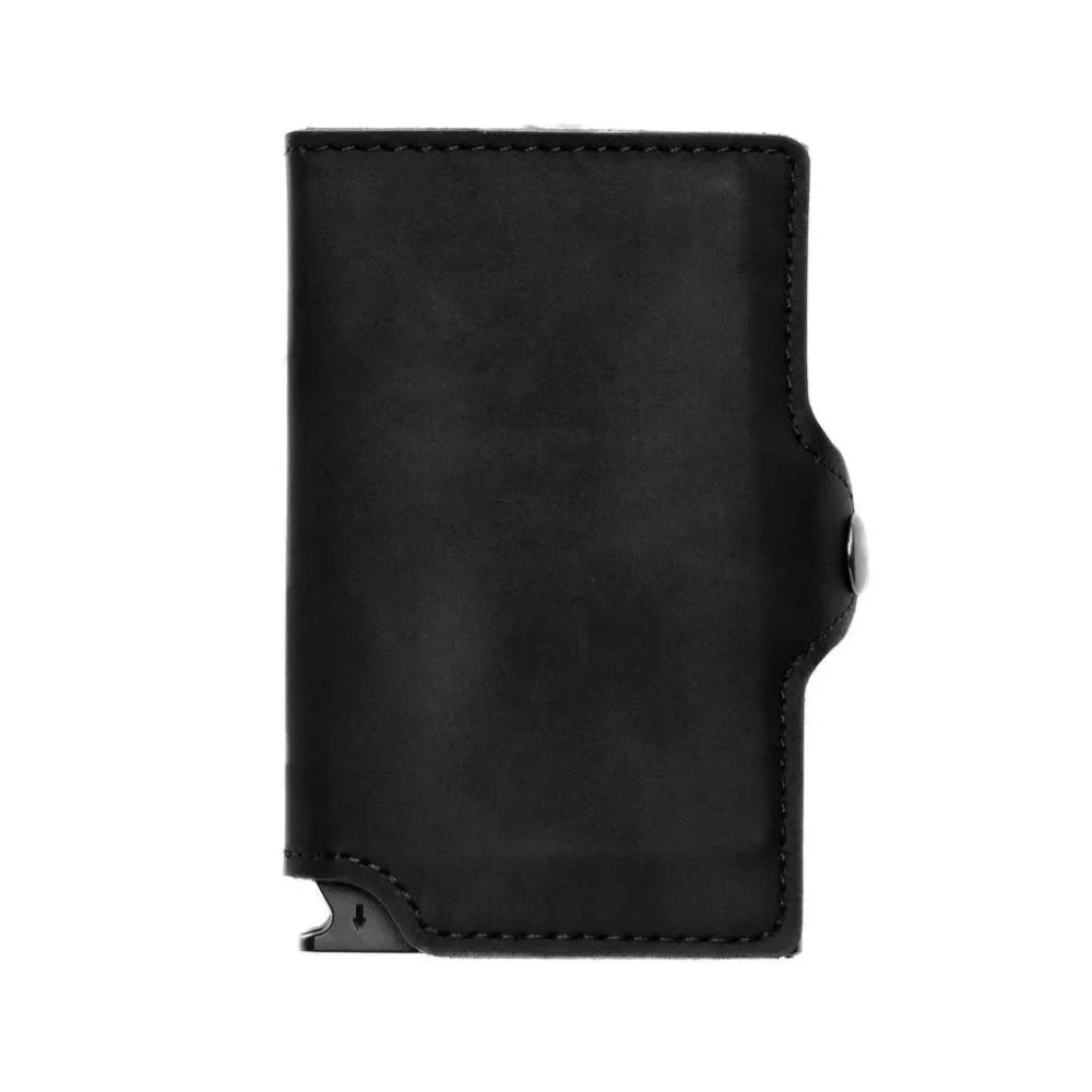 Smart Wallet with Dual Automatic Pop-Up RFID Case