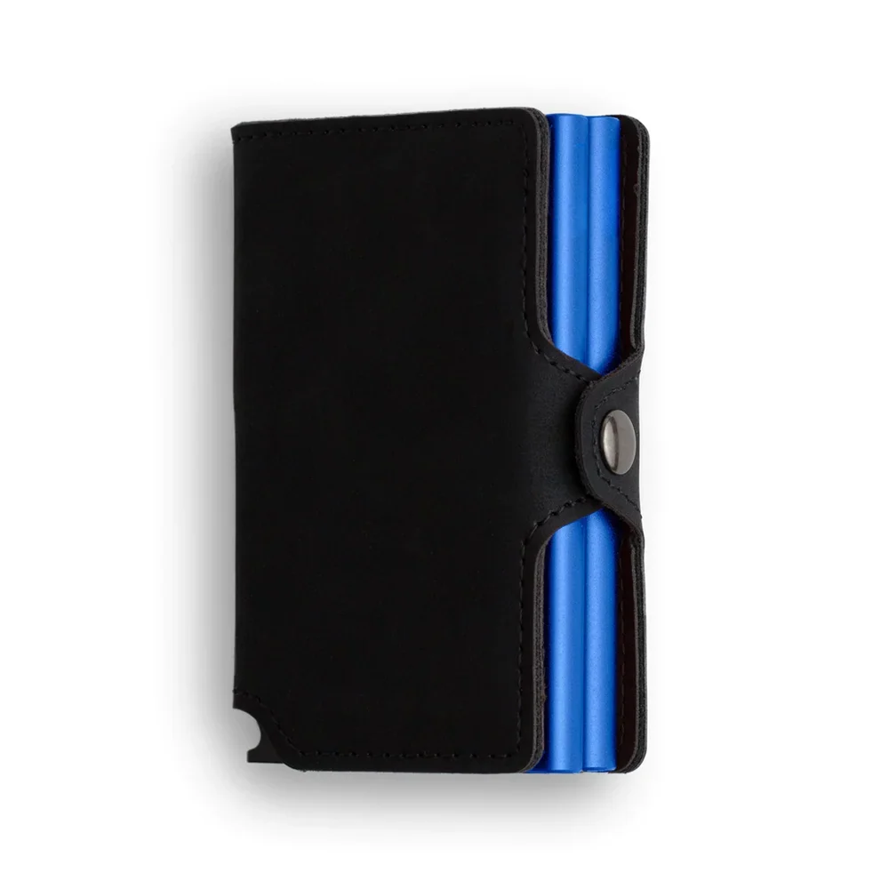 Smart Wallet with Dual Automatic Pop-Up RFID Case