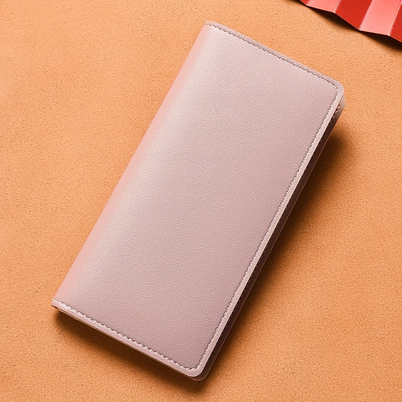 Women's Long Wallet 5 mm, Twelve Slots and Documents