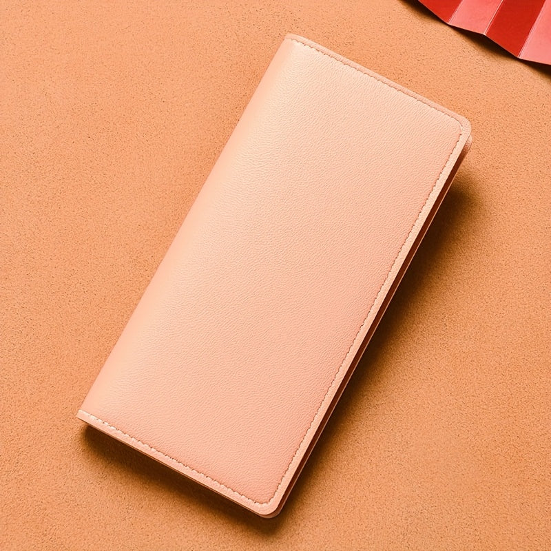 Women's Long Wallet 5 mm, Twelve Slots and Documents
