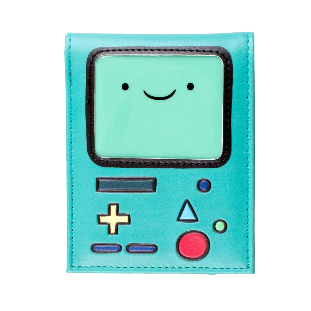 Foldable Gaming Wallet in Green PU Leather with Card and Photo Holder