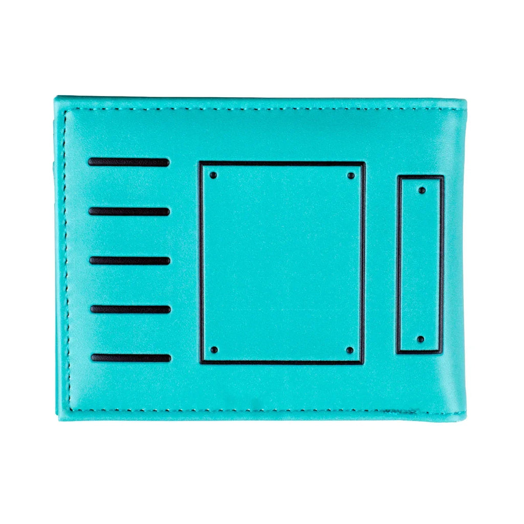 Foldable Gaming Wallet in Green PU Leather with Card and Photo Holder