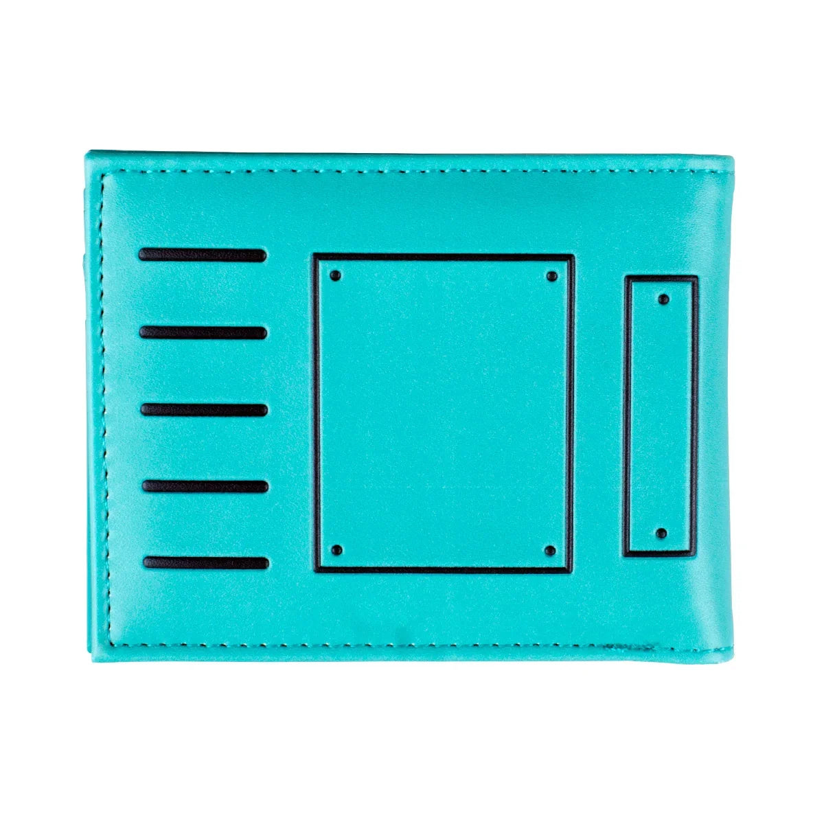 Foldable Gaming Wallet in Green PU Leather with Card and Photo Holder Image