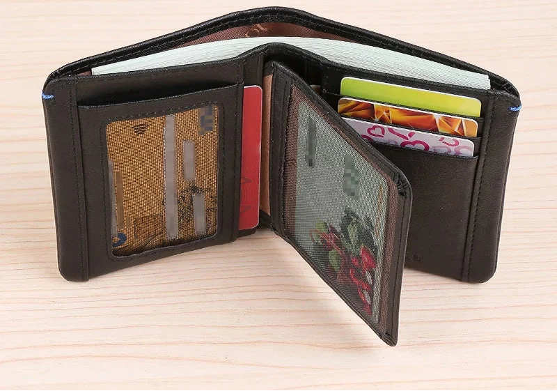 Vegetable-Tanned Cowhide Leather Wallet - Authenticity and RFID Security