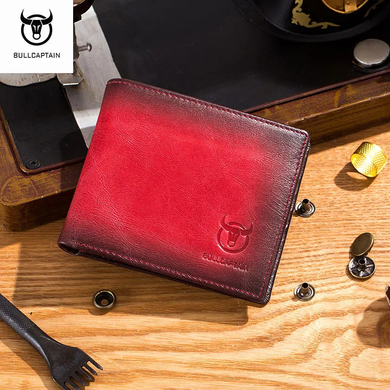 Genuine Leather Organizer Wallet with RFID Protection