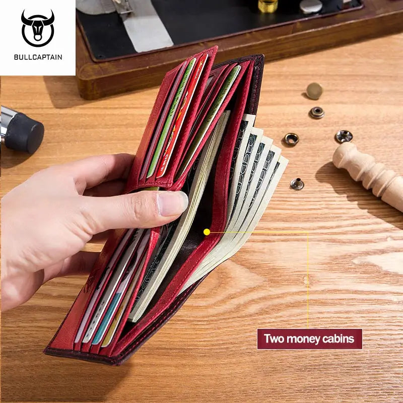 Genuine Leather Organizer Wallet with RFID Protection Image