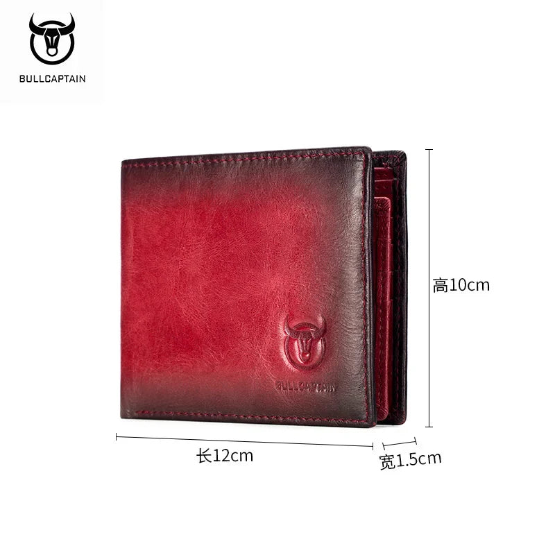 Genuine Leather Organizer Wallet with RFID Protection