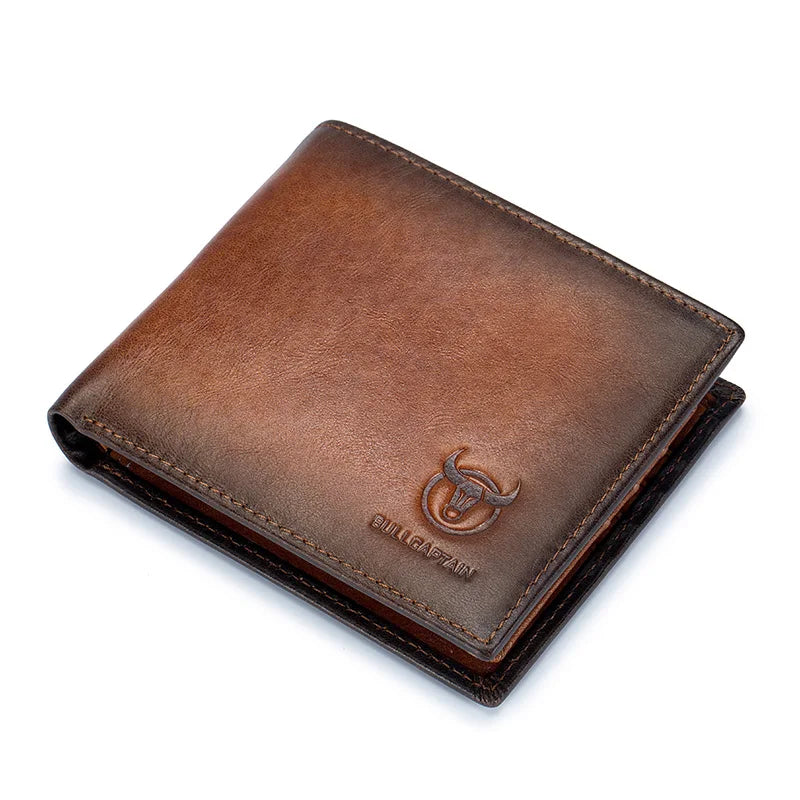 Genuine Leather Organizer Wallet with RFID Protection
