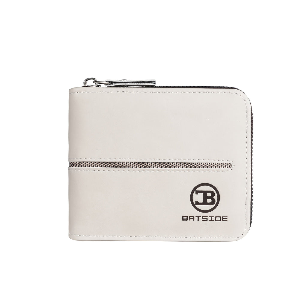 Compact Zippered Wallet for Men, 12 x 10 cm