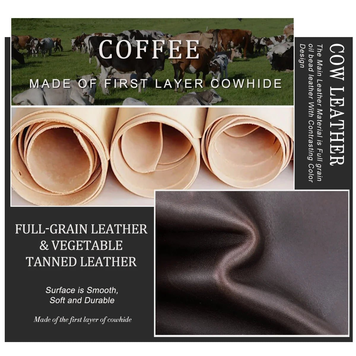 Slim Genuine Leather Wallet - RFID Minimalism & Ultra-Lightweight